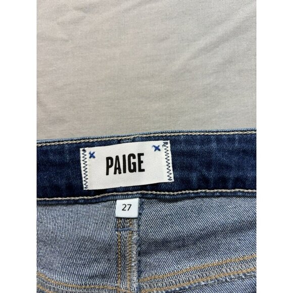 Paige Cheeky Ankle Dream Weaver Accent Jeans Women’s Sz 27 X27 - Picture 4 of 10
